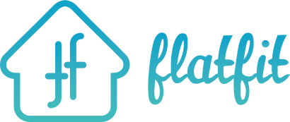 FlatFit App Logo: Roommate in Barcelona 