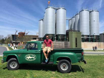 Visit from CocoVail's co-owner Andres to Dogfishhead in Delaware, USA